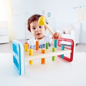 Hape Early Explorer First Pounder - O Πρώτος Μου Διασκεδαστικός Κοπανιστής Με Σφήνες Και Σφυρί - 10 Τεμ.