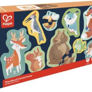 Hape Happy Puzzles Ξύλινο Παζλ Οι Φίλοι Του Δάσους