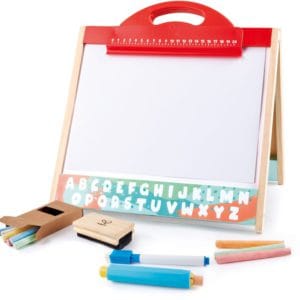 Hape Early Explorer Ξύλινος Πίνακας Store & Go Easel