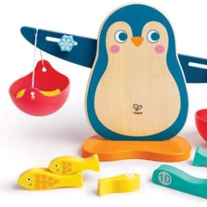 Hape Early Explorer Ξύλινη Ζυγαριά Penguin Balance Scale