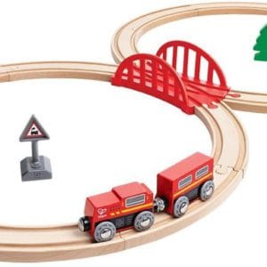 Hape Railway Ξύλινο Classic Figure 8 Τρένο Set
