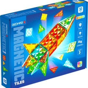 Geomag Magnetic Tiles Gems Rocket 32pcs.
