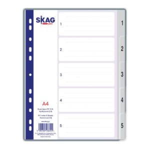 SKAG ΕΥΡΕΤΗΡΙΑ PP ΑΡΙΘΜΗΤΙΚΑ Α4 (1-5)