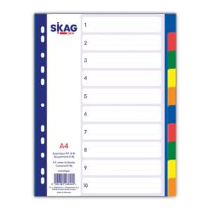 SKAG ΕΥΡΕΤΗΡΙΑ PP ΧΡΩΜΑΤΙΣΤΑ Α4 10Φ
